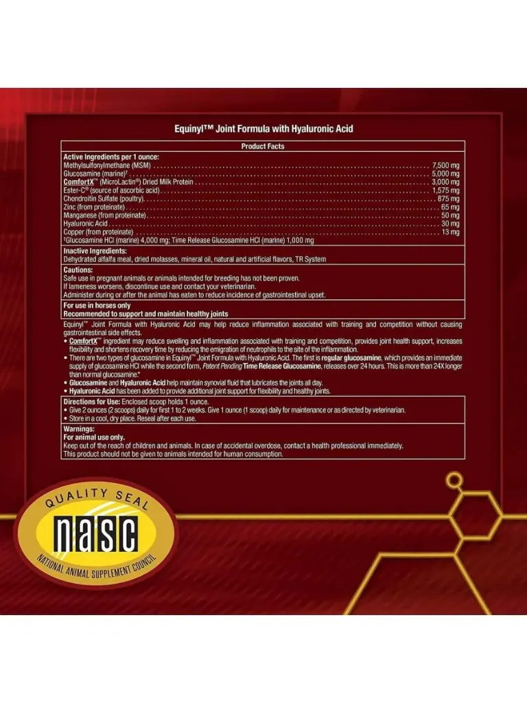 Equinyl Joint Formula with Hyaluronic Acid 1.70 kg