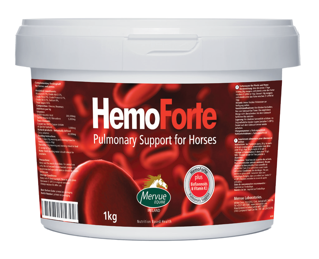 HemoForte Pulmonary support for horses 1Kg