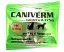 CANIVERM Dewormer tablets 0.175 g for cats
