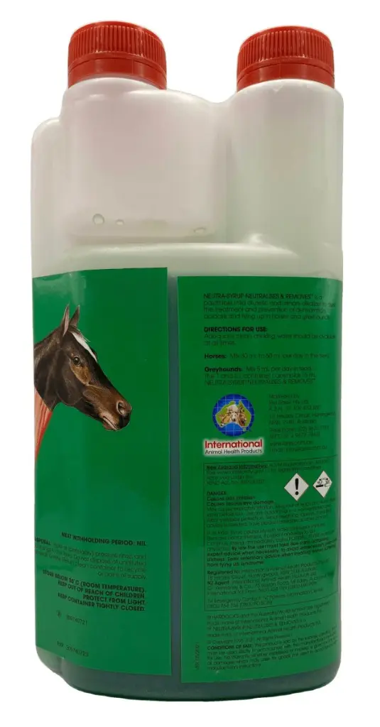 Neutralises & Removes