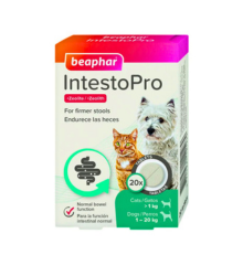 INTESTOPRO ANTI DIARRHEA TABLET SMALL DOG & CAT 20 TAB