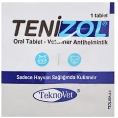 Tenizol Pet Oral Tablet (dog & cat) deworming, endoparasite & anthelmintic (5 Tablets)