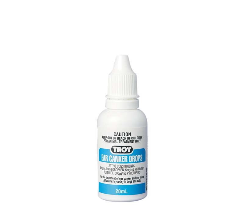 Troy Ear Canker Drops 20ml