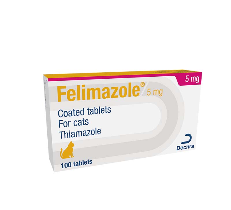 Felimazole® Coated Tablets (methimazole/Thiamazole) 5mg 100 Tabs