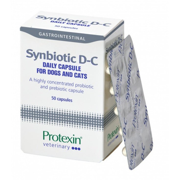 SYNBIOTIC D-C CAPSULES FOR DOGS & CATS 50caps