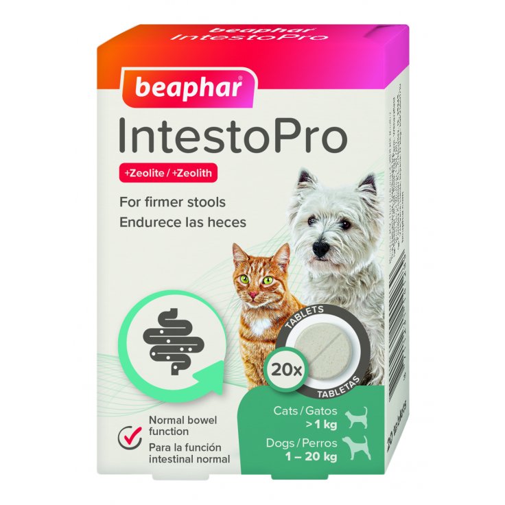 INTESTOPRO ANTI DIARRHEA TABLET SMALL DOG & CAT 20 TAB