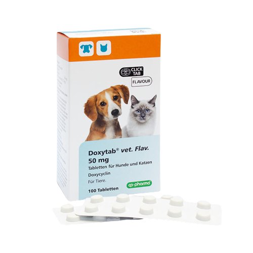 Doxytab vet. Flav. 50 mg 100tablets