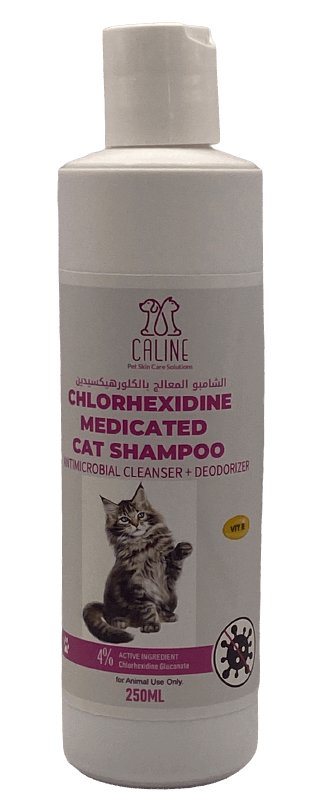 Chlorhexidine medicated cat shampoo 250 ml