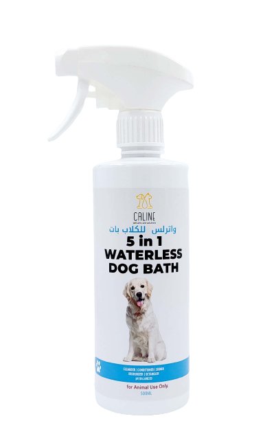 5 in 1 waterless DOG bath 500ml (Dry Shampoo)