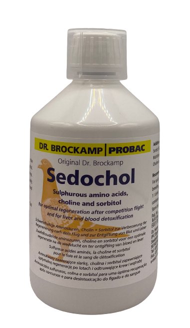 Sedochol 500 ml Sedochol is a food supplement for birds.